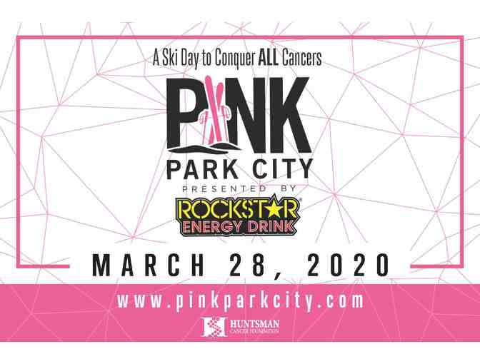 Pink Park City! Gift Certificate for 2 Skiers to Pink Park City Ski Day - March 28, 2020