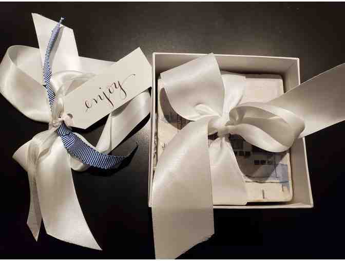 Lemongrass & Co. - Gift box includes 4 hand-painted coasters of scenes from Park City