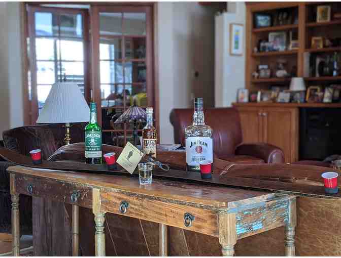 Mark Miller Collection - Antique Ski turned into Shot Ski