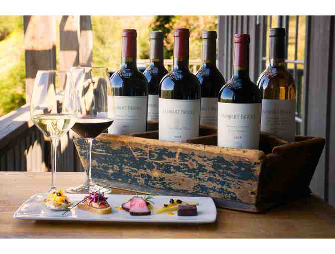 5320 -Mixed Case Merlot & Cabernet, Wine & Food Pairing for Six - Lambert Bridge Winery