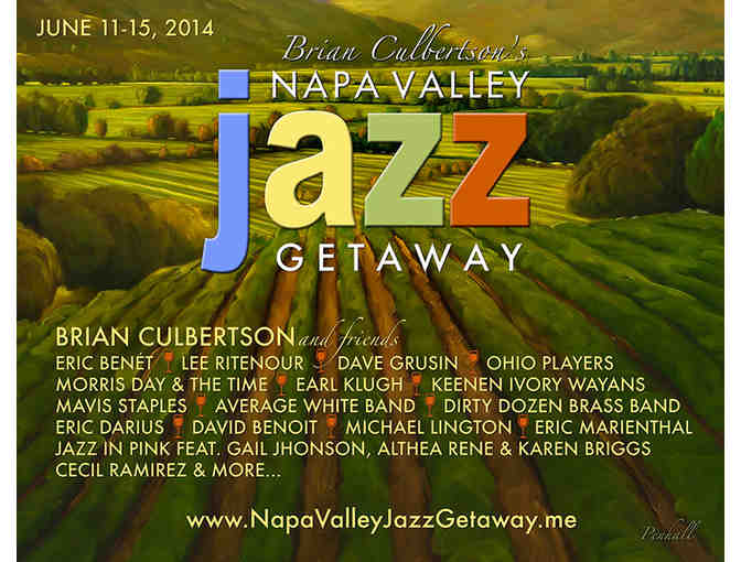 5334 - Napa Valley Jazz Getaway - Four Gold Package Passes