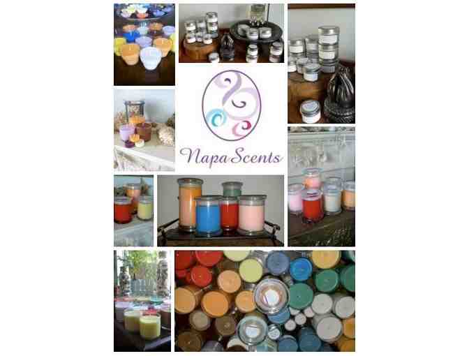 5483 - Gift Basket of 100% Soy Artisan Candles - Napa Scents, Napa
