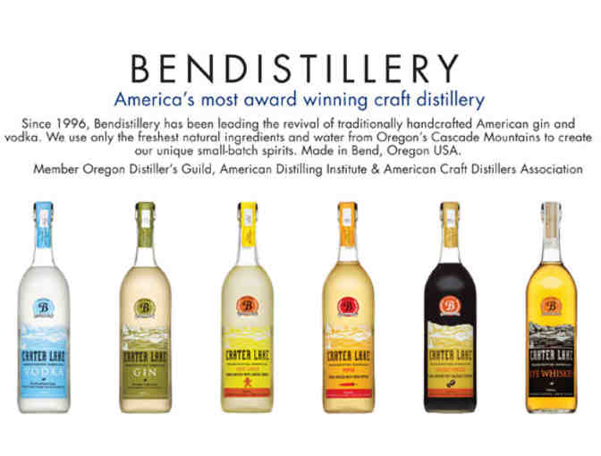 7031 - 18 Bottles Artisan Whiskey, Vodka and Gin - Bendistillery, Bend OR