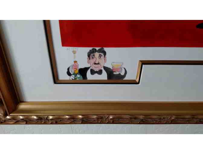 Item 1021 - Guy Buffet Productions, Rio Vista  'Grand Cafe' Framed Serigraph with Remarque