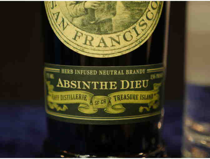 750ml Bottle Gin, 375ml Bottle Absinthe, Raff Distillerie, Treasure Island