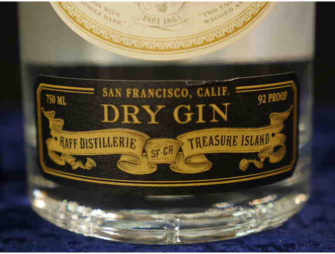 750ml Bottle Gin, 375ml Bottle Absinthe, Raff Distillerie, Treasure Island