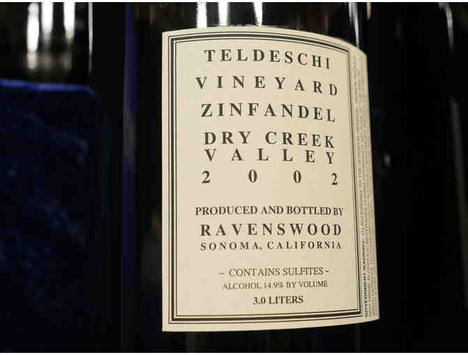 Three Liter Vertical 1999, 2000, '02, '04 Teldeschi Zinfandel, Ravenswood Winery, Sonoma