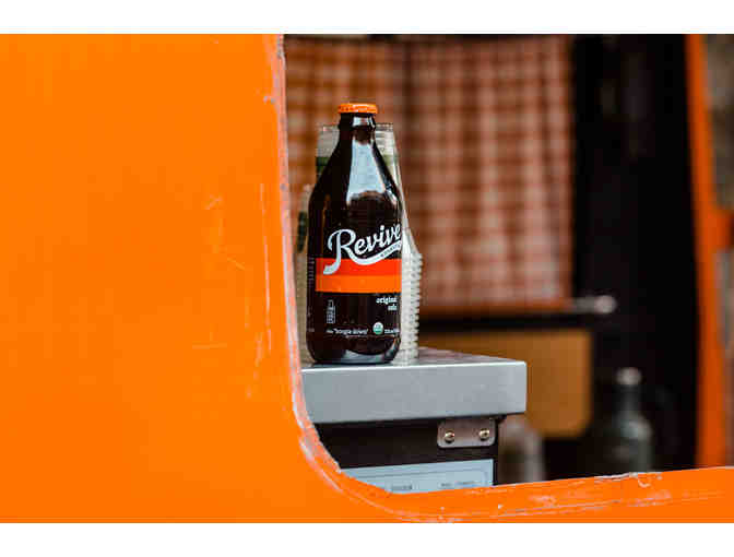 10 Cases, 12 Ounce - 6 Pack Organic Raw Kombucha, Revive Kombucha, Petaluma