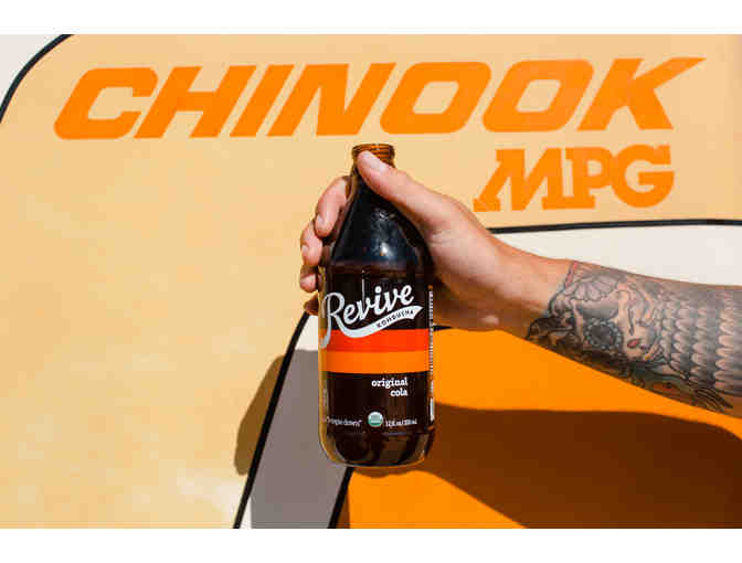 6 Cases, 12 Ounce - 6 Pack Organic Raw Kombucha, Revive Kombucha, Petaluma