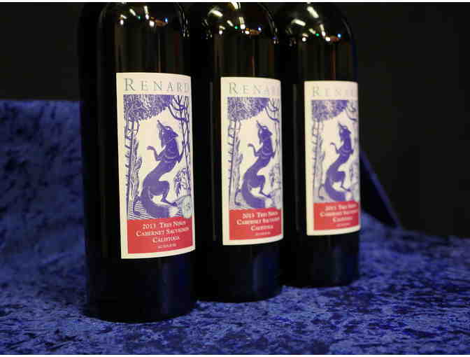 Case 2013 Tres Ninos Cabernet Sauvignon, Renard DBA Bayard Fox Wines, Napa