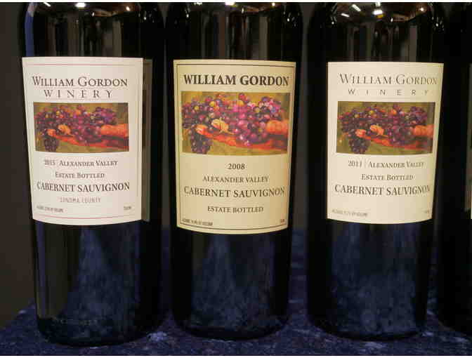Case Double Vertical Set Cabernet Sauvignon, William Gordon Winery, Cloverdale