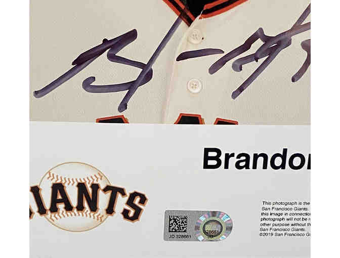 San Francisco Giants, Signed Brandon Belt Player Photo