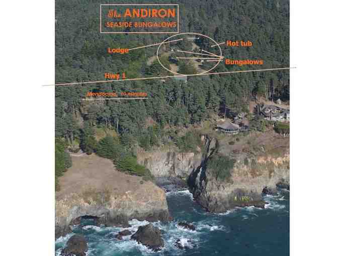 Two nights, Andiron Seaside Inn and Cabins