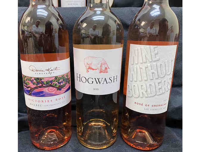 Six Pack of Pink and White Wines