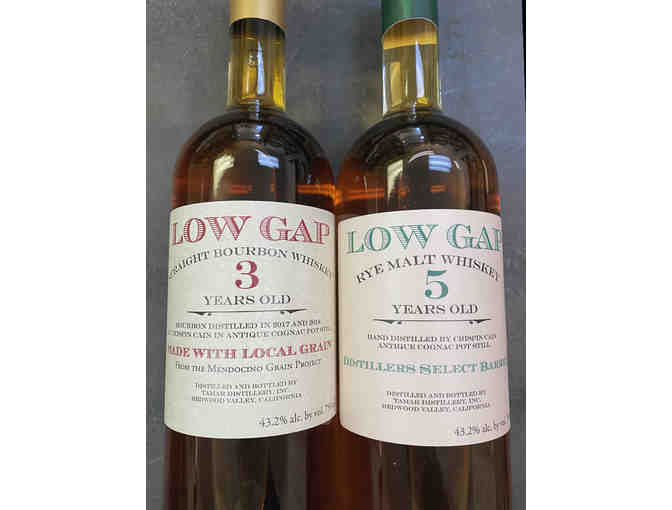 2 Low Gap Whiskies, Mendocino Spirits