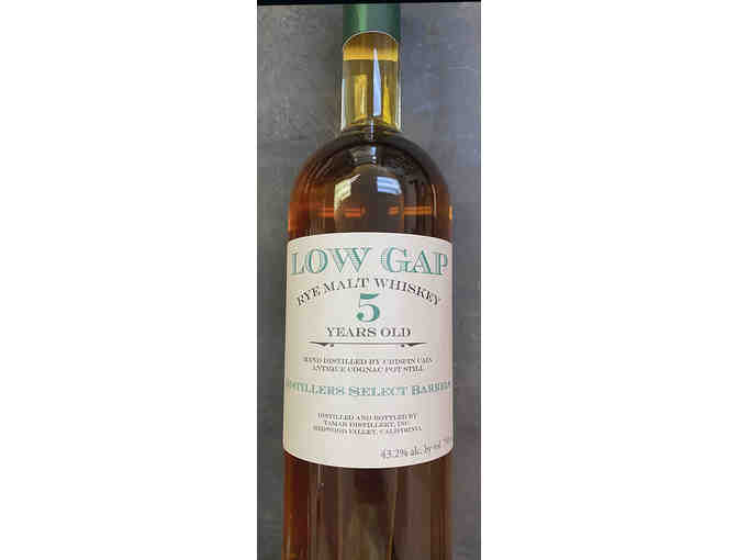 2 Low Gap Whiskies, Mendocino Spirits