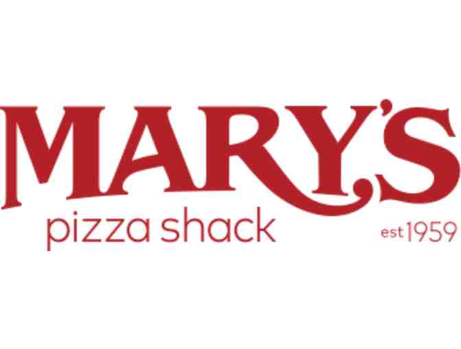 Gift Certificate, Marys Pizza Shack