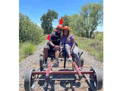 Ride the Rails on a Railbike for 2