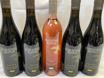 Four Pinot Noirs and a Rose from Paradise Ridge Winery