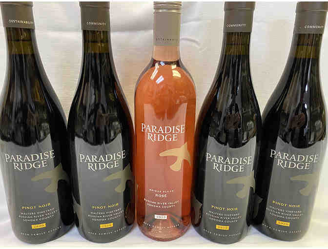 Four Pinot Noirs and a Rose from Paradise Ridge Winery - Photo 1