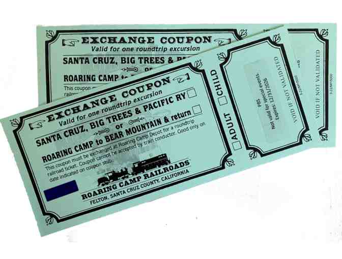Family 4-Pack of Train Tickets Roaring Camp