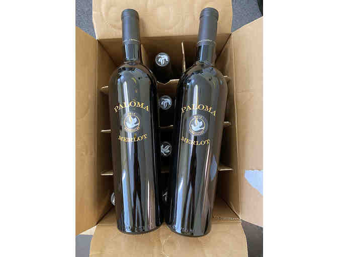 Case of Napa Merlots and Wine Aging Experience for 6 at Paloma Vineyard