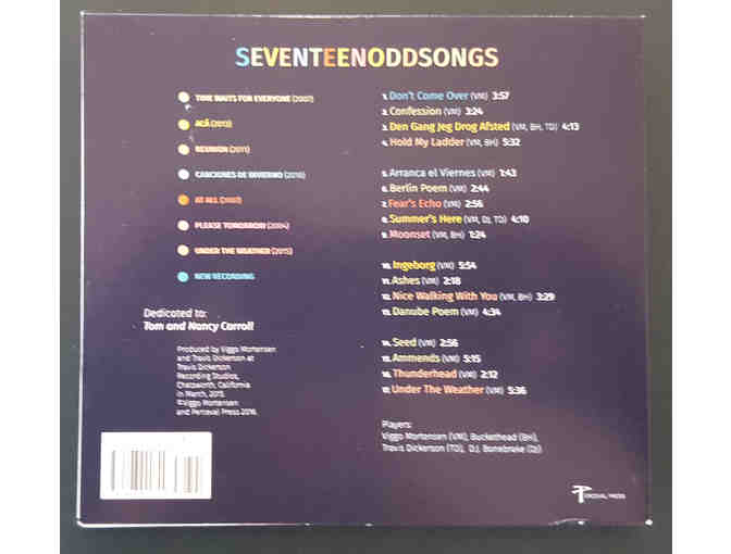 SEVENTEENODDSONGS - CD Signed by Viggo Mortensen
