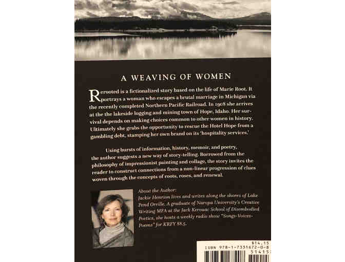 Signed book - Rerooted by local author Jackie Henrion