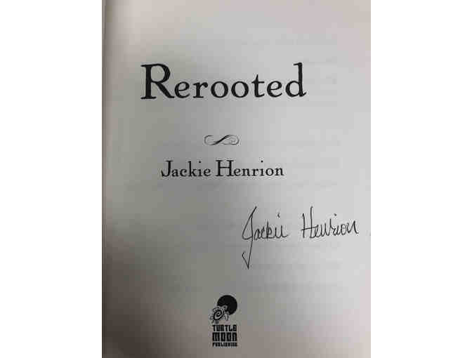 Signed book - Rerooted by local author Jackie Henrion