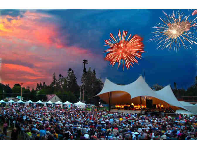 Festival at Sandpoint - backpack gift bag & grande finale tickets