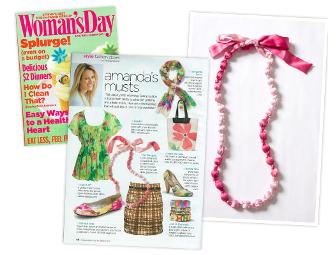Uma Silk Wrap Necklace - Pink from Stella & Dot