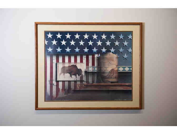 American Buffalo by James Carter, Framed Print - Photo 1