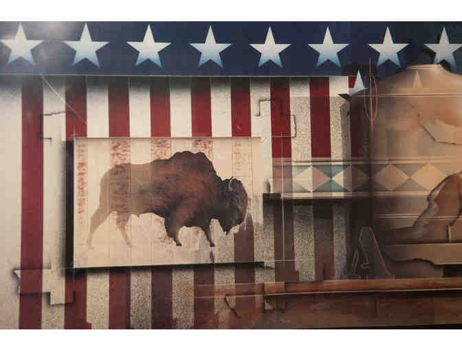 American Buffalo by James Carter, Framed Print