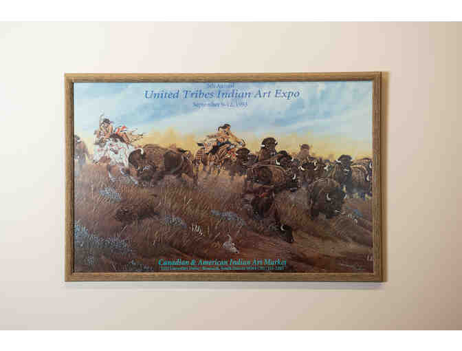 5th Annual United Tribes Indian Art Expo, 1993, Framed Poster