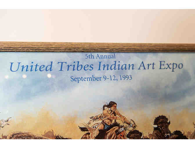 5th Annual United Tribes Indian Art Expo, 1993, Framed Poster