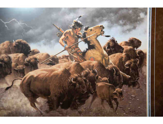 Flashes Of Lightning, Thunder Of Hooves by Frank C. McCarthy, Set of 3 Framed Prints