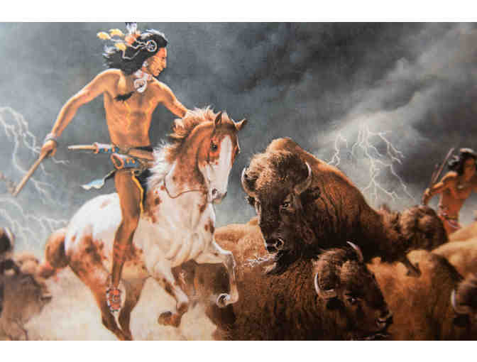 Flashes Of Lightning, Thunder Of Hooves by Frank C. McCarthy, Set of 3 Framed Prints