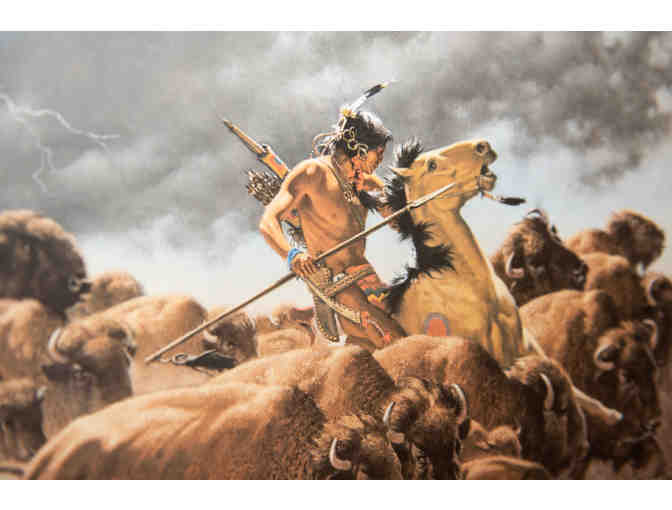 Flashes Of Lightning, Thunder Of Hooves by Frank C. McCarthy, Set of 3 Framed Prints