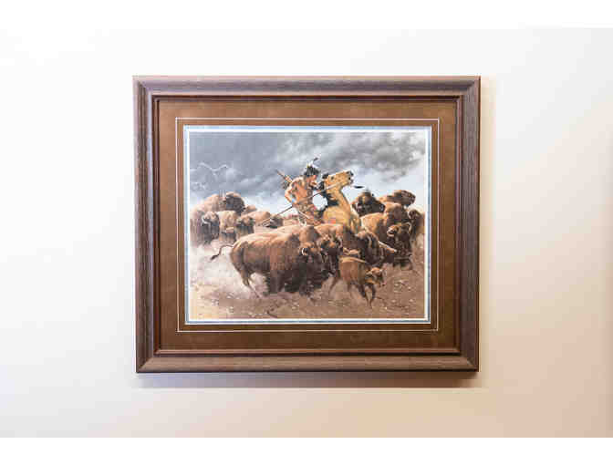 Flashes Of Lightning, Thunder Of Hooves by Frank C. McCarthy, Set of 3 Framed Prints