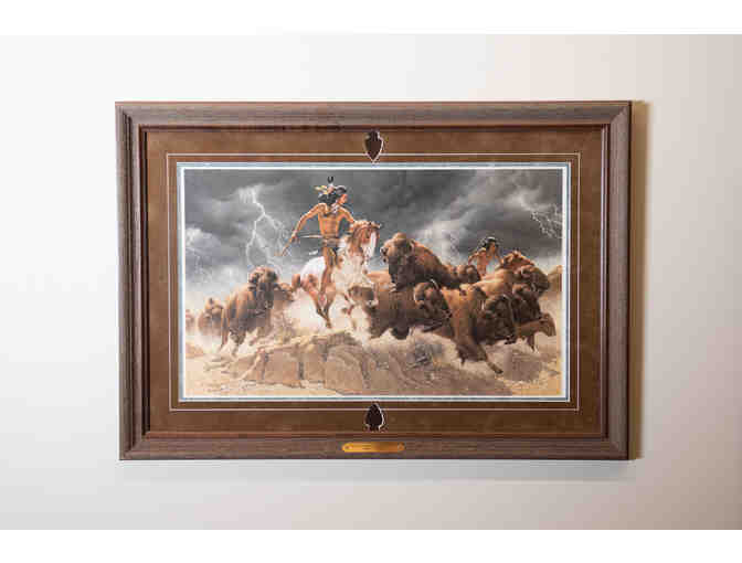 Flashes Of Lightning, Thunder Of Hooves by Frank C. McCarthy, Set of 3 Framed Prints