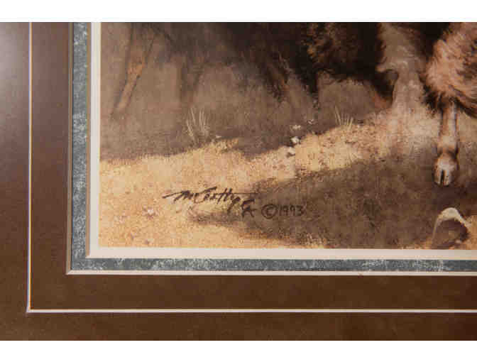 Flashes Of Lightning, Thunder Of Hooves by Frank C. McCarthy, Set of 3 Framed Prints