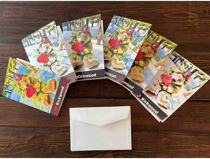 Cute Little Note Cards Perfect for Children: Package of Six 'Bear Themed' Cards