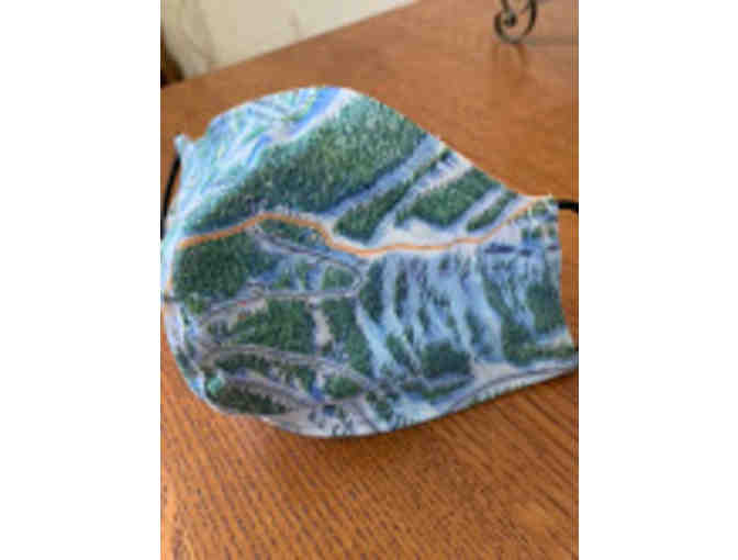 Hand Made Masks: Front Made with James Nies Spanky Map of Kirkwood 'Reuter Bowl'