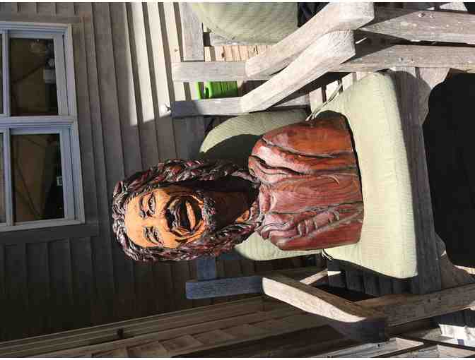 Bob Marley Wooden Sculpture