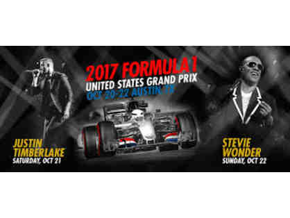 Circuit of the Americas 2017 US Grand Prix & Justin Timberlake Premium Package