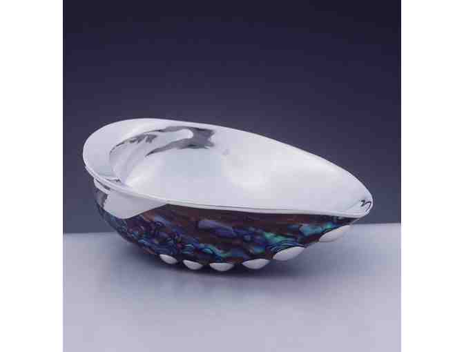 Sterling Silver & Empress  Abalone Bowl