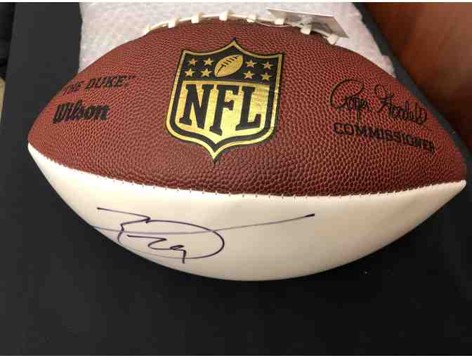 Earl Thomas signed football donated by G3 ProCamps