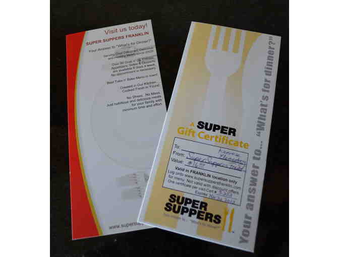 Super Suppers Gift Certificate