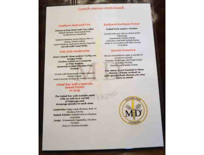 MD's Catering - Catered Event