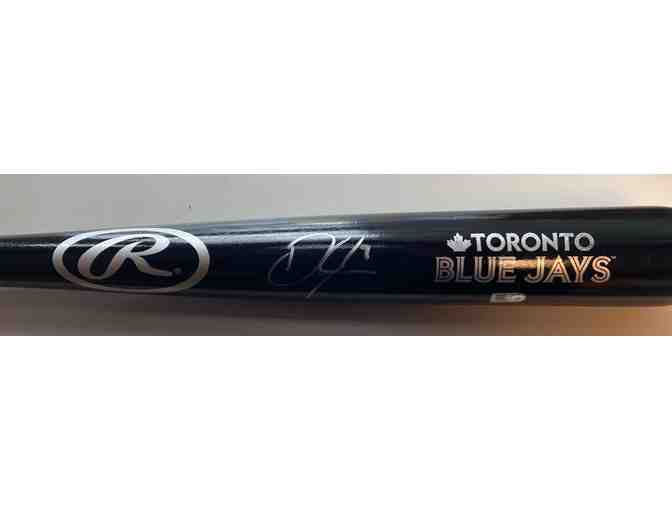 Autographed Danny Jansen Baseball Bat + Two Blue Jays Game Tickets